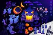 Test of Courage - Vector Halloween, a Graphic by Ekaterina Glazkova (Thumbnail 2 of 14)