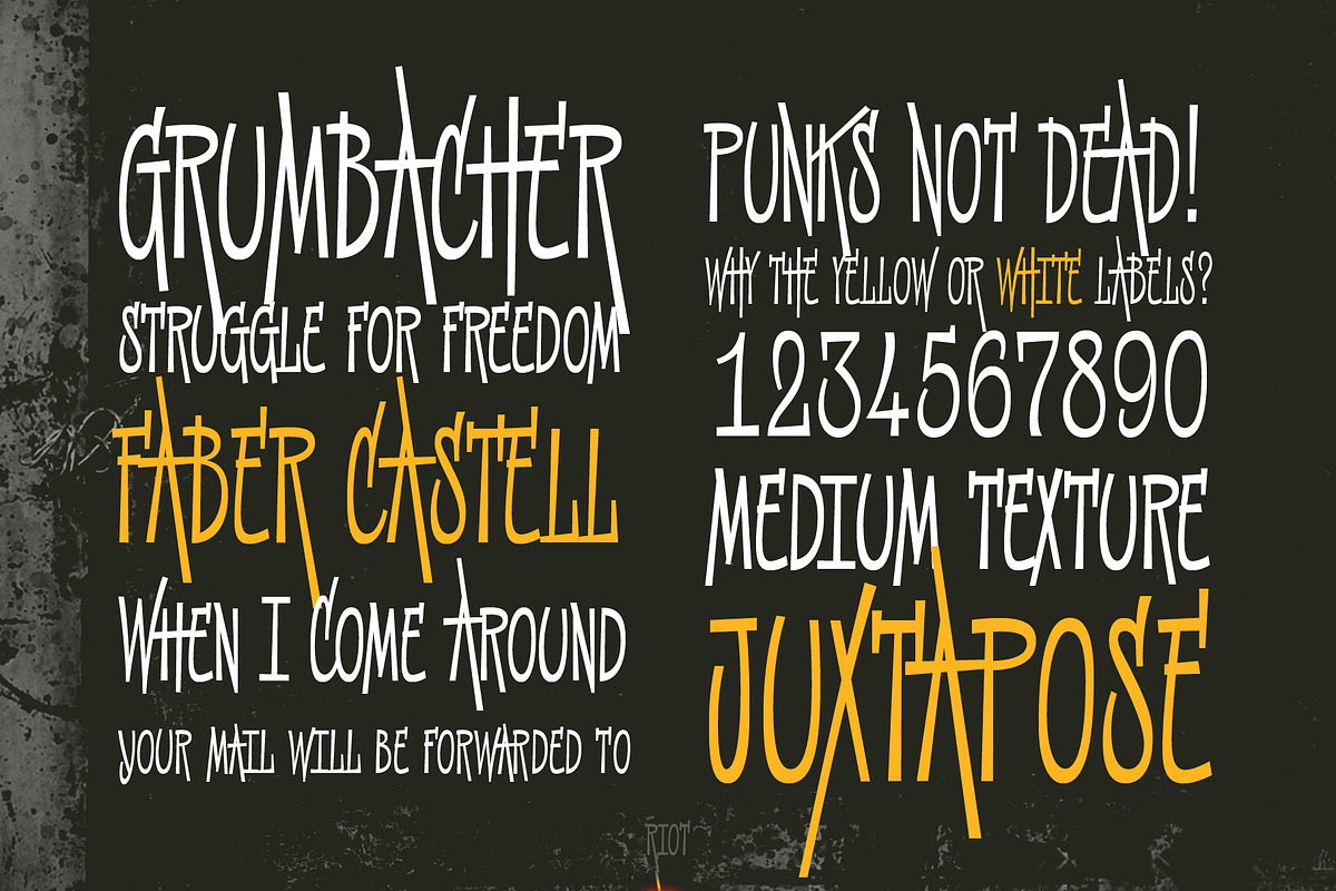 Riot, a Handwritten Font by True Story Letterworks (Photo 4 of 10)