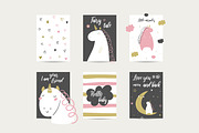 Postcards with animals, an Animal Illustration by Veresk (Thumbnail 5 of 12)