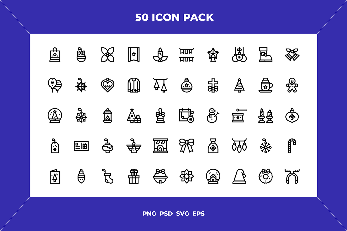 Christmas decoration icons, an Icon by Wencory (Photo 1 of 2)