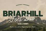Briarhill Font Duo, a Sans Serif Font by cocodesign (Thumbnail 1 of 7)