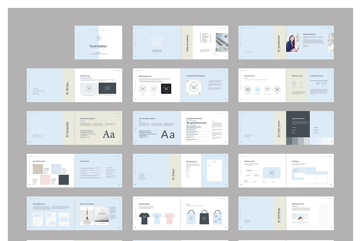 Brand Guidelines - Landscape, a Brochure Template by Imagination Area (Photo 13 of 13)