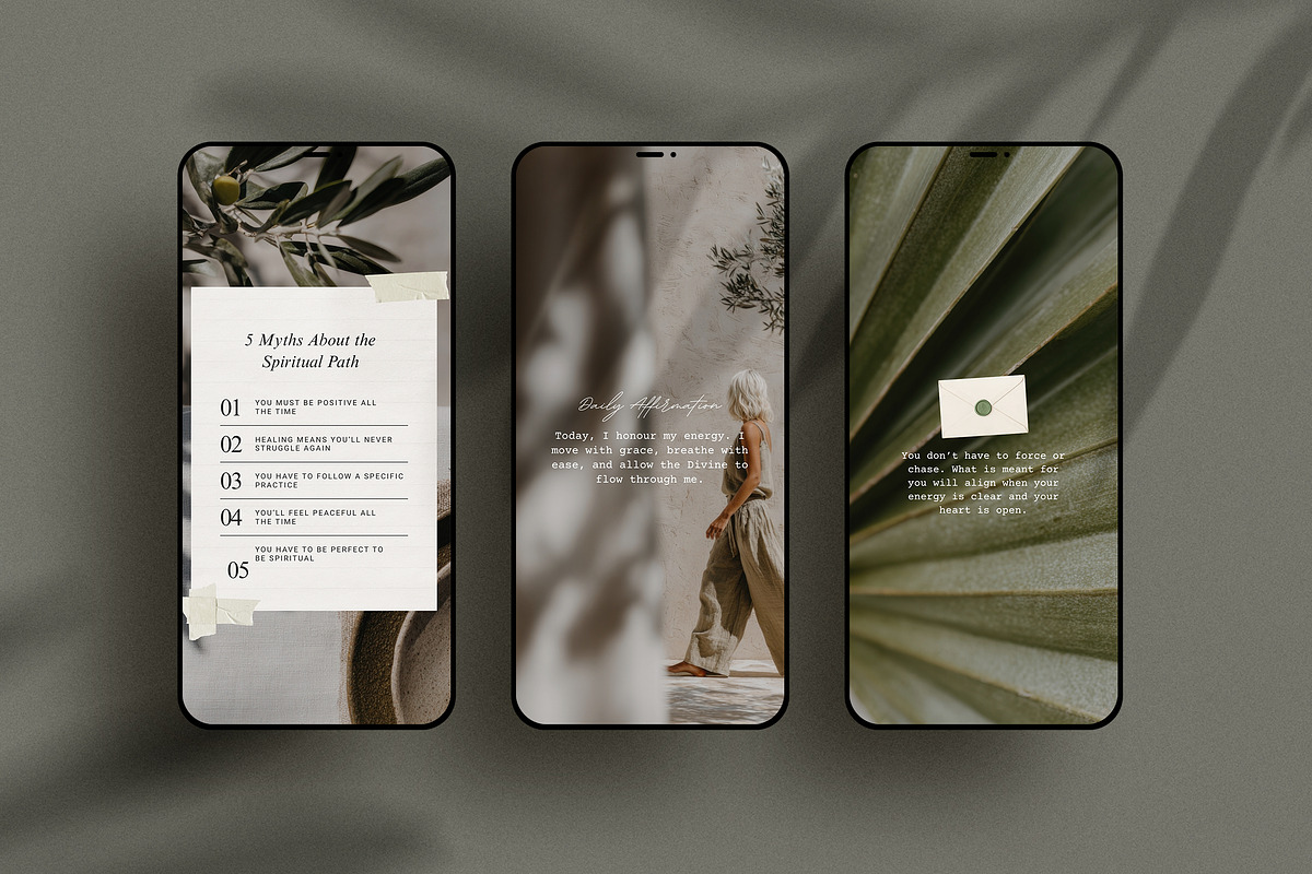 Holistic Wellness Instagram Pack, a Social Media Template by Studio Loire (Photo 9 of 10)