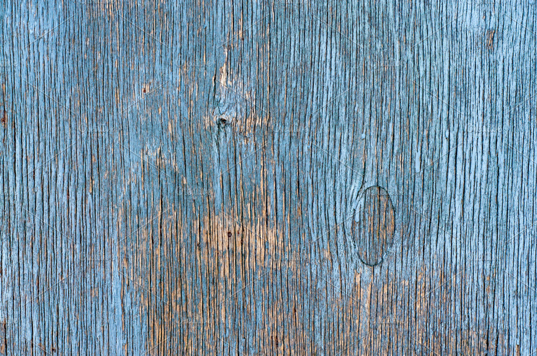 Blue Painted Wood