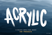 Acrylic for Procreate, a Brush Add-On by BrushUp (Thumbnail 1 of 7)