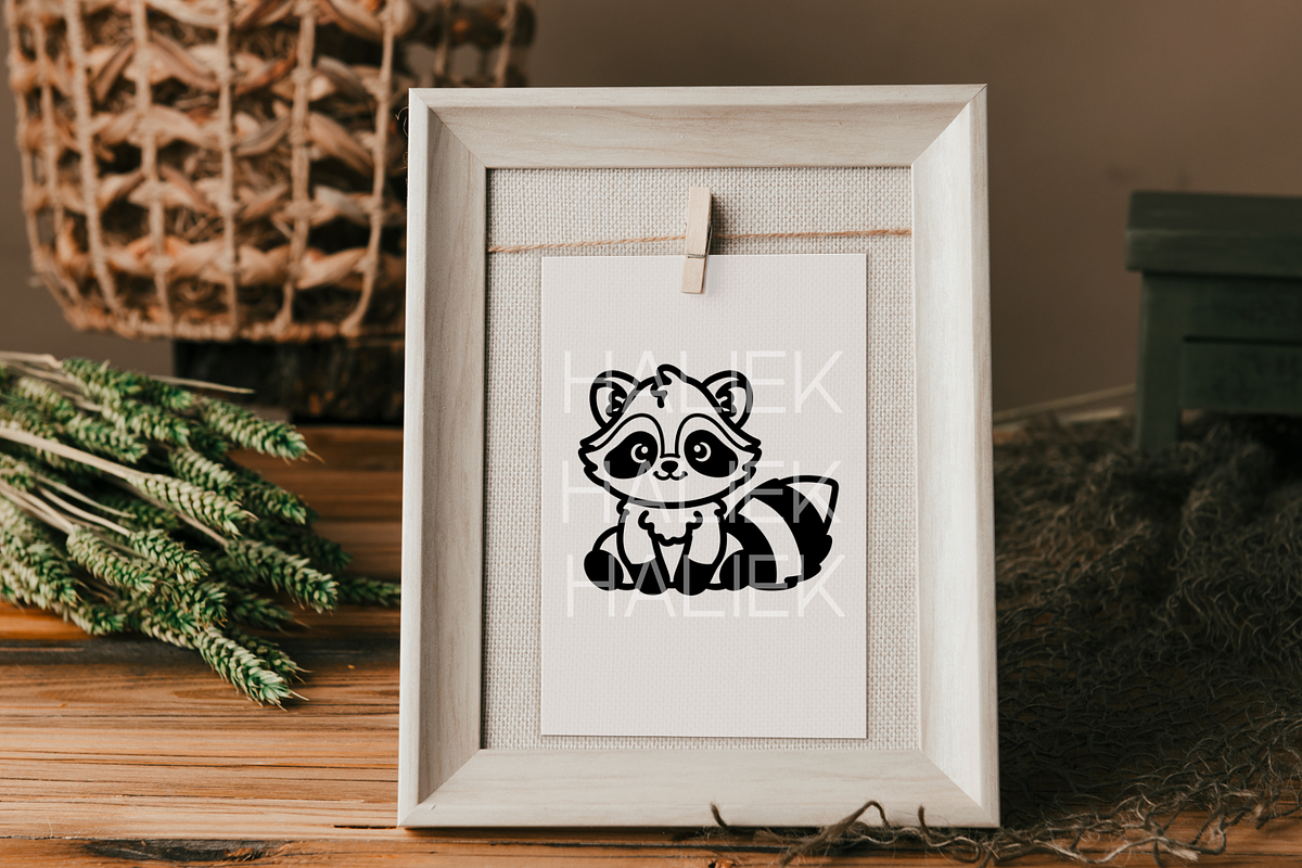 Raccoons SVG Illustrations, an Animal Illustration by HalieKStudio (Photo 9 of 9)