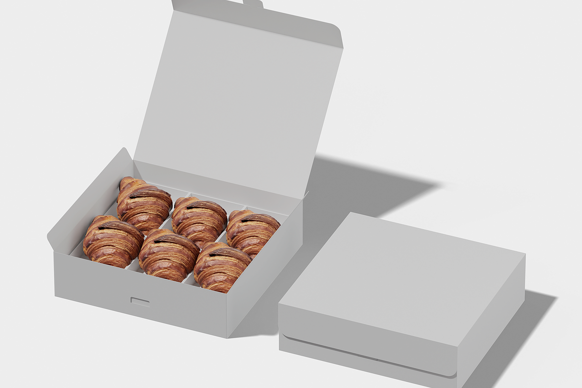 Bakery Box Mockup, a Packaging Mockup by Permadi Creative (Photo 3 of 4)