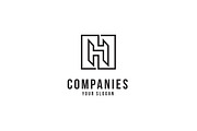 Letter H Logo, a Branding & Logo Template by CAIRON CREATIVESTUDIO (Thumbnail 1 of 5)