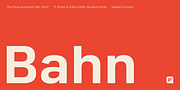 Bahn, a Sans Serif Font by Stawix (Thumbnail 1 of 9)