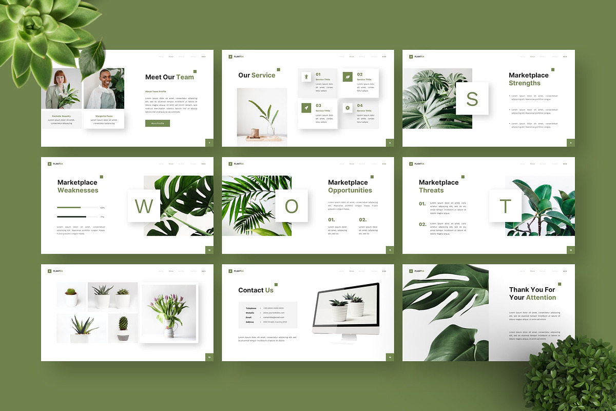 Plantea - Keynote Templates, a Presentation Template by Deepslide Studio (Photo 5 of 5)