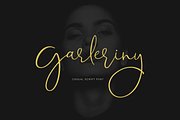Garleriny, a Script Font by Larin Type Co. (Thumbnail 1 of 9)