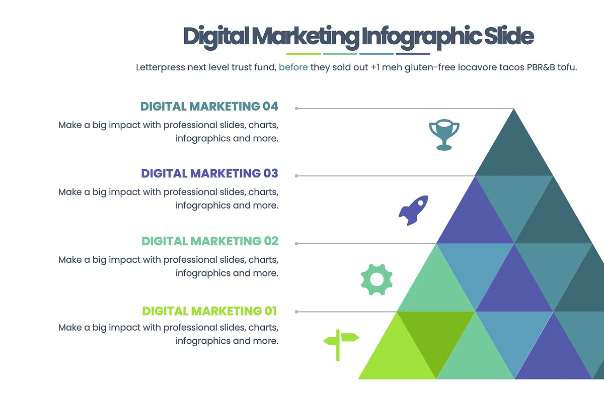 Digital Marketing PowerPoint Slides, a Presentation Template by Pulsecolor