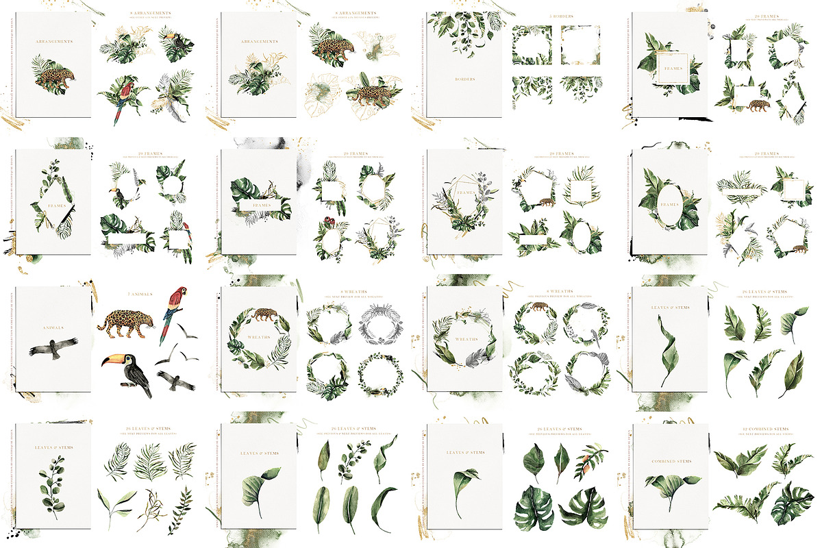 The Amazing Watercolor Bundle, an Object Illustration by Creativeqube Design (Photo 53 of 75)