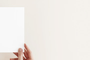 Minimalist Blank Card Mockup #1, a Mockup by HALFTOUNE (Thumbnail 4 of 6)
