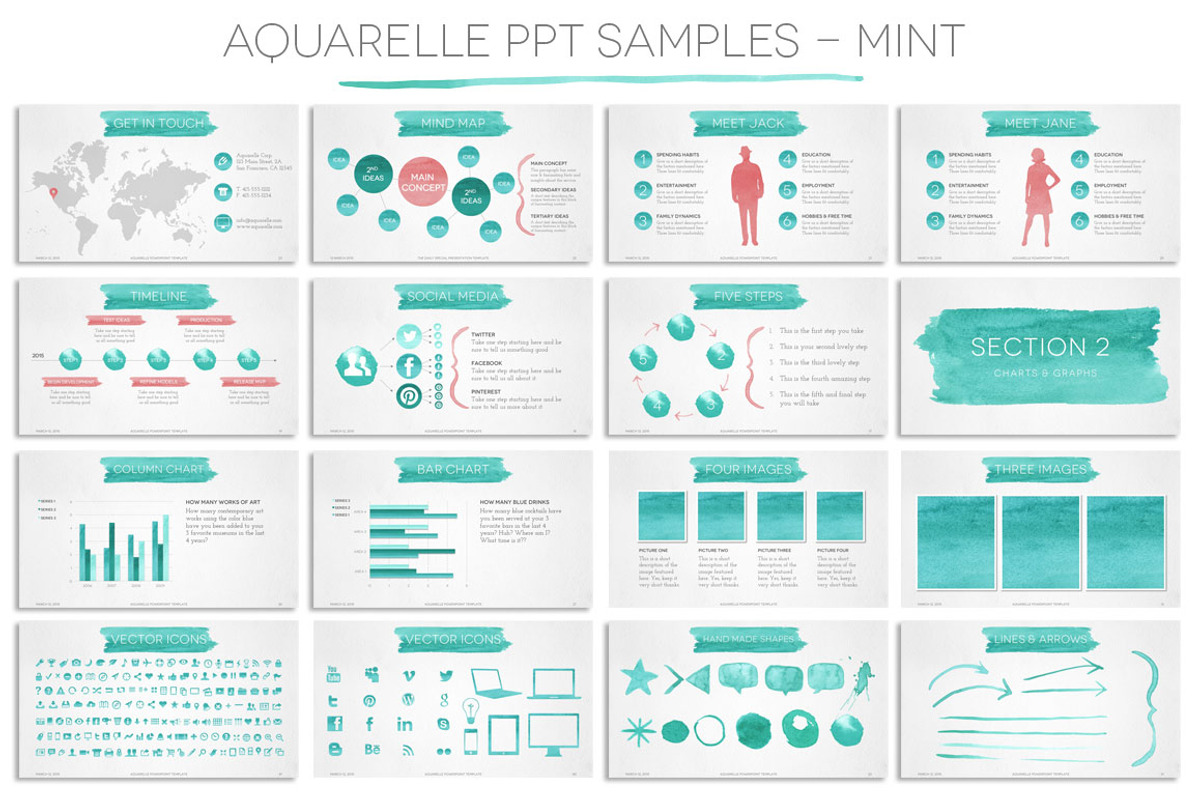 Savvy Collection PPT Bundle, a Presentation Template by Blixa 6 Studios (Photo 8 of 18)