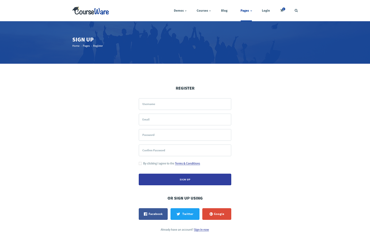 CourseWare - Learning PSD Template, a Landing Page Template by bigpsfan's SHOP (Photo 23 of 25)