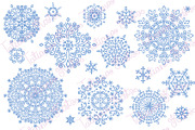 Snowflakes seamless lace borders 01, a Pattern Graphic by Tatianakost49 (Thumbnail 6 of 6)