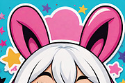 Kawaii Girl Stickers & Illustrations, an Illustration by ETARA by Mea Hau (Thumbnail 9 of 16)