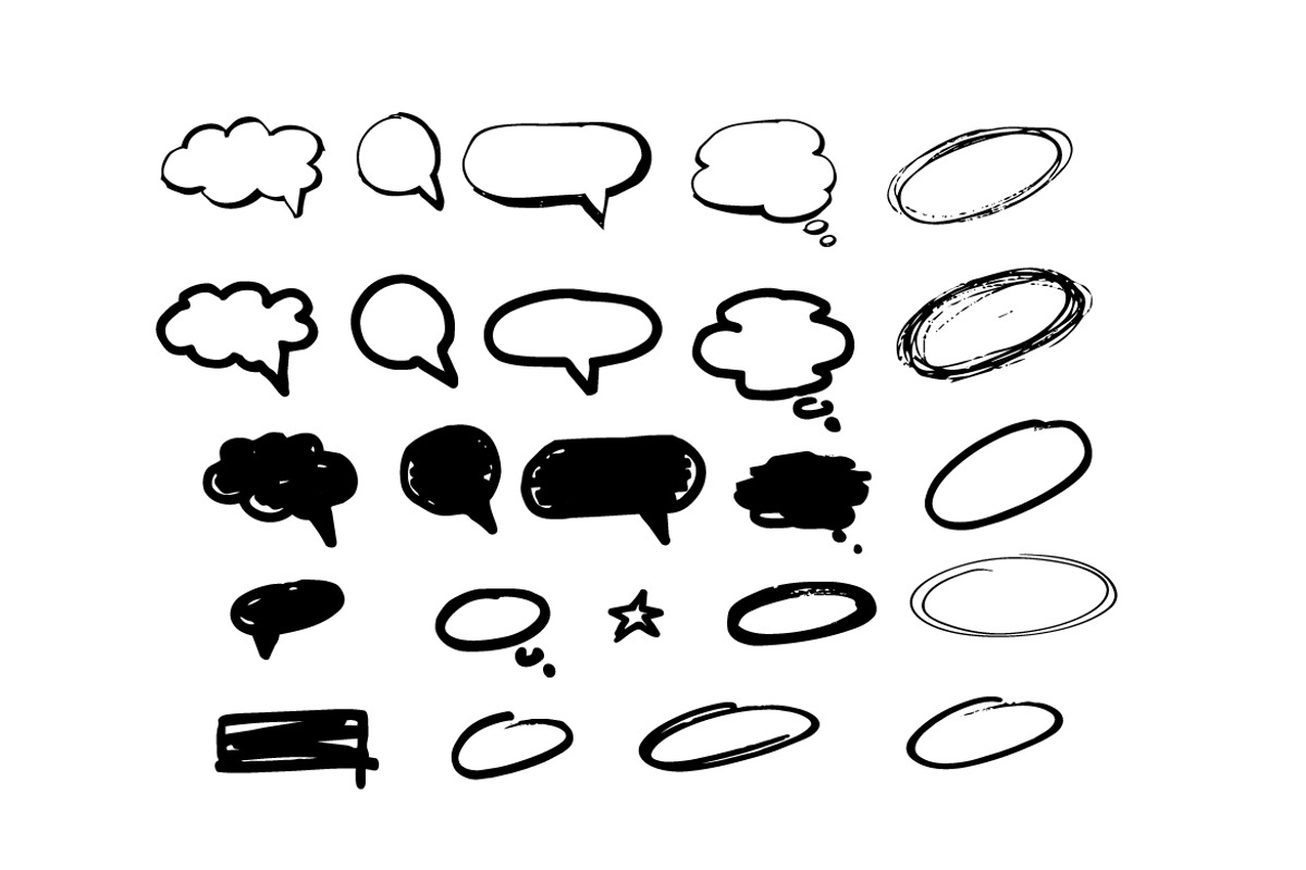 Text box shapes, an Illustration by PureSolution (Photo 3 of 3)