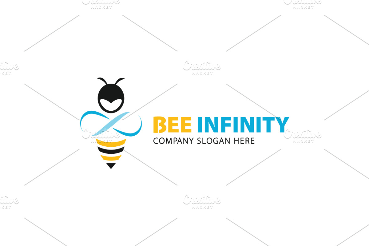 Bee Infinity Logo, a Branding & Logo Template by Creative Dezing (Photo 1 of 5)