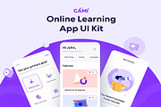 Cami - Online Learning App UI Kit, an UI Kit Template by Lumina_ui_ux202 (Thumbnail 1 of 4)