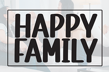 Happy Family | Script Font