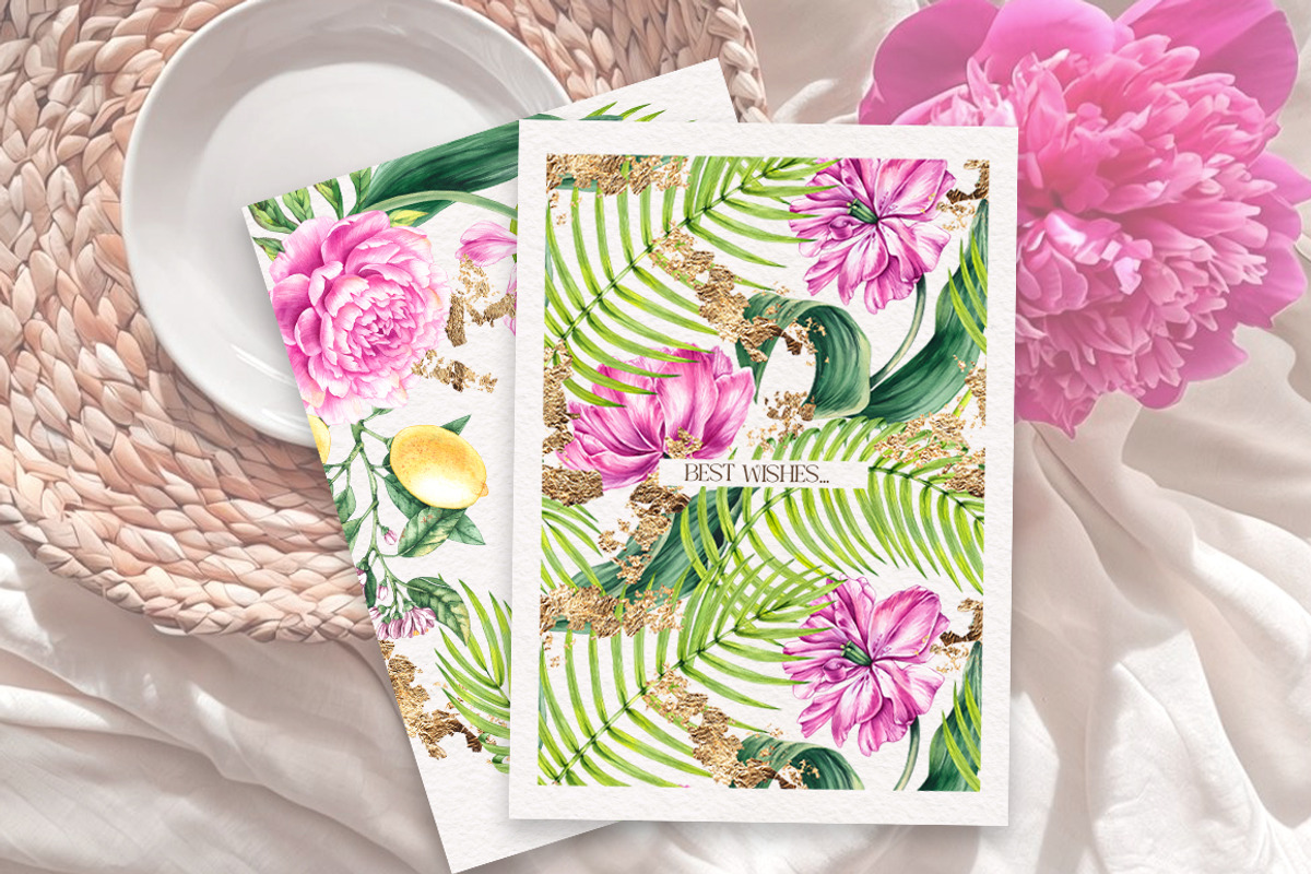 Floral Charm Botanical Watercolor, a Decorative Illustration by SashaKondr (Photo 4 of 16)