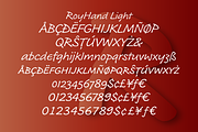 RoyHand, a Script Font by BluHead Studio (Thumbnail 3 of 5)