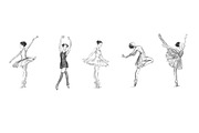 Ballet set illustrations, an Illustration by Ana Capree (Thumbnail 2 of 8)