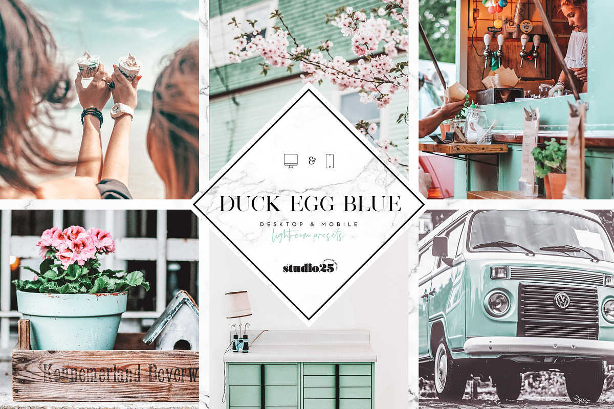 3 pastel blue presets, a Plug-in Add-On by studio25 (Photo 1 of 7)