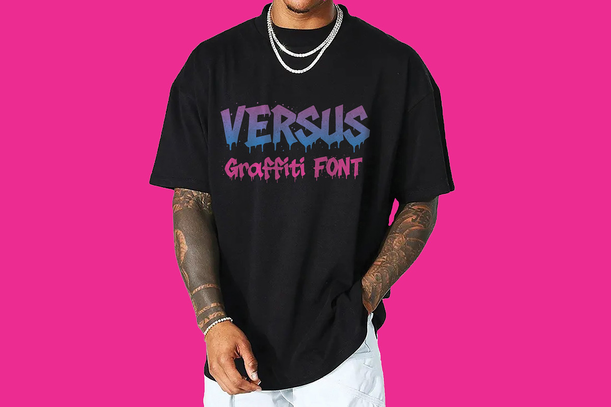 Dripping Graffiti Font, a Script Font by Art StoreID (Photo 7 of 12)