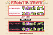 Poison Leaf Emotes for Twitch/YT, an Illustration by Ashy's Art Studio (Thumbnail 2 of 4)