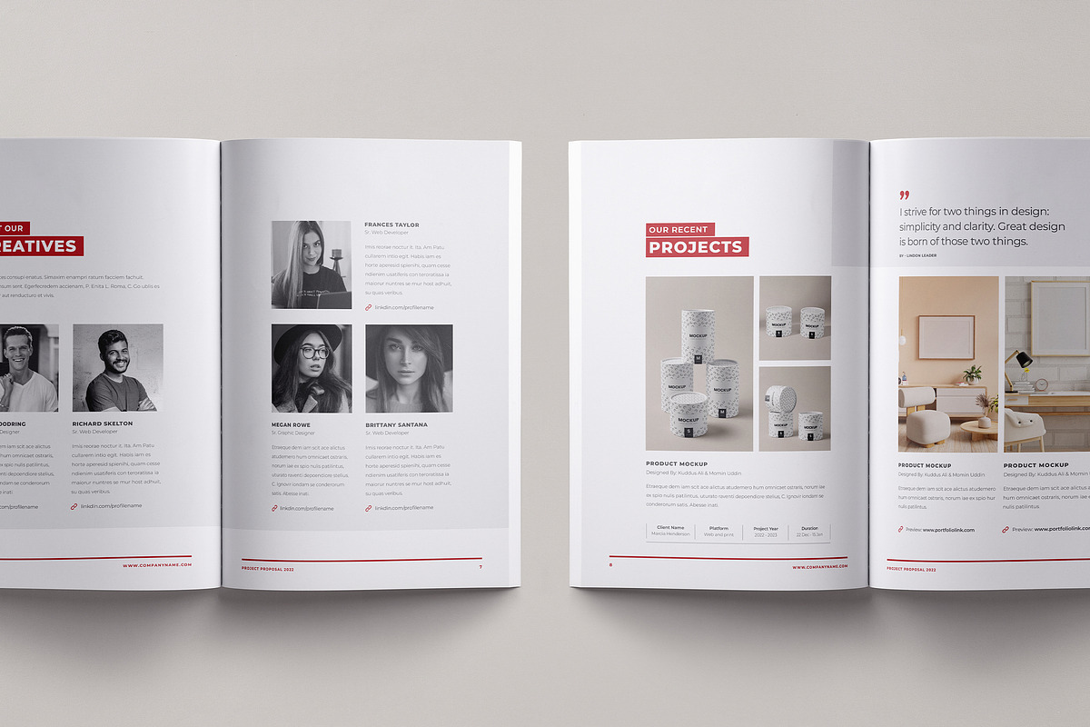 Business Proposal Template, a Brochure Template by Theme Weavers (Photo 2 of 6)