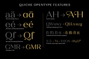 Quiche Display Regular Font