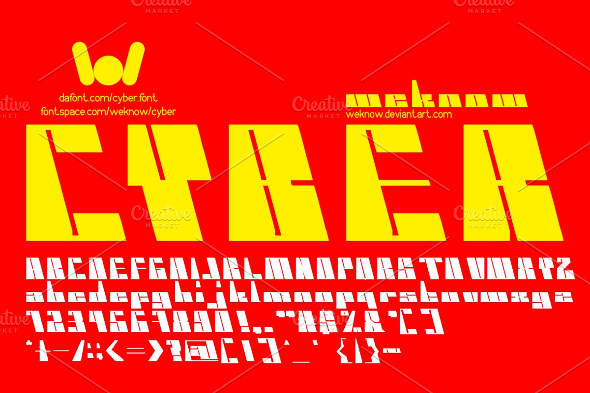cyber font