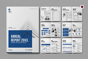Annual Report Template, a Brochure Template by Work-Envance (Thumbnail 1 of 7)