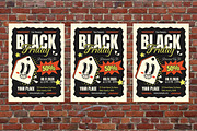 Retro Black Friday Flyer Set, a Flyer Template by Aiyari Graphic (Thumbnail 3 of 3)