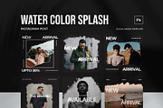 Watercolor Splash Instagram, a Social Media Template by Analogi Studio (Thumbnail 4 of 6)