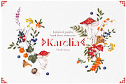 Karelia. North berry watercolor, an Object Graphic by ma_i_vi (Thumbnail 1 of 10)