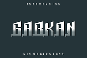 Gabkan font, a Sans Serif Font by VectorCraft (Thumbnail 1 of 4)