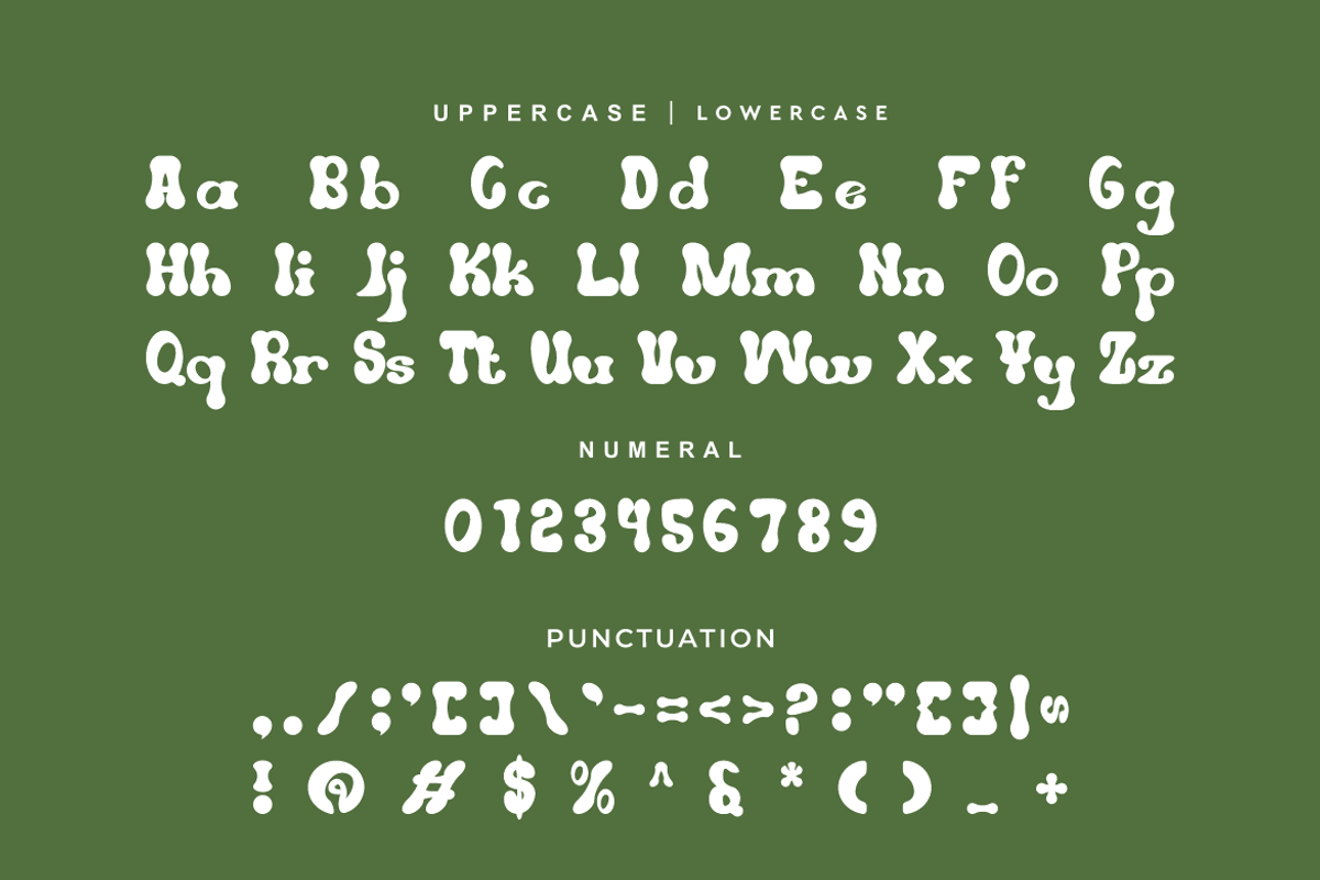 Megic Wichz - Groovy Retro Font, a Sans Serif Font by Iqsiart Studio (Photo 6 of 6)