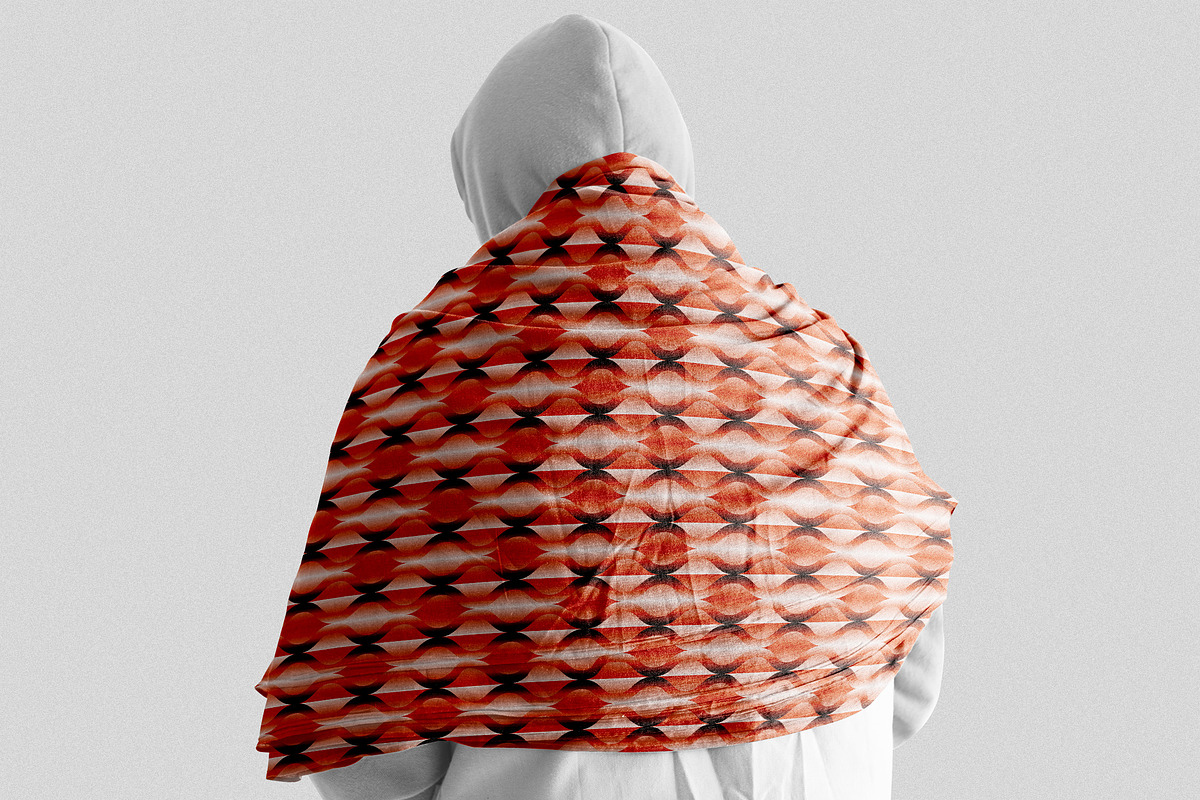 Orange Geometric Gradient Pattern, a Pattern Graphic by Neermana (Photo 5 of 5)