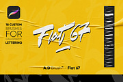 Procreate Lettering Bruhes, a Brush Add-On by n.A Studio (Thumbnail 7 of 9)