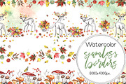 Autumn. Watercolor & graphic set, an Object Graphic by Ana-Sakuta (Thumbnail 10 of 15)