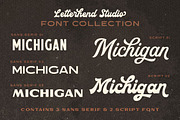 MIchigan - Font Collection, a Script Font by Letterhend Studio (Thumbnail 3 of 9)