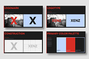 XENZ Brand Guideline Template Design, a Branding & Logo Template by shaondesigns (Thumbnail 5 of 9)