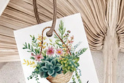 Editable Floral Thank You Gift Tag, a Card Template by AIW SOLUTIONS (Thumbnail 6 of 8)