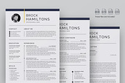Modern Resume/CV Template, a Resume Template by Proper_media (Thumbnail 3 of 7)