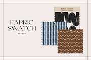 Fabric Swatch Mockup, a Wearable Device Mockup by 89 Golden Blvd (Thumbnail 1 of 7)