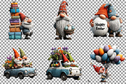 Whimsical Easter Gnome Clipart, an Illustration by Sublimation Artist (Thumbnail 3 of 7)